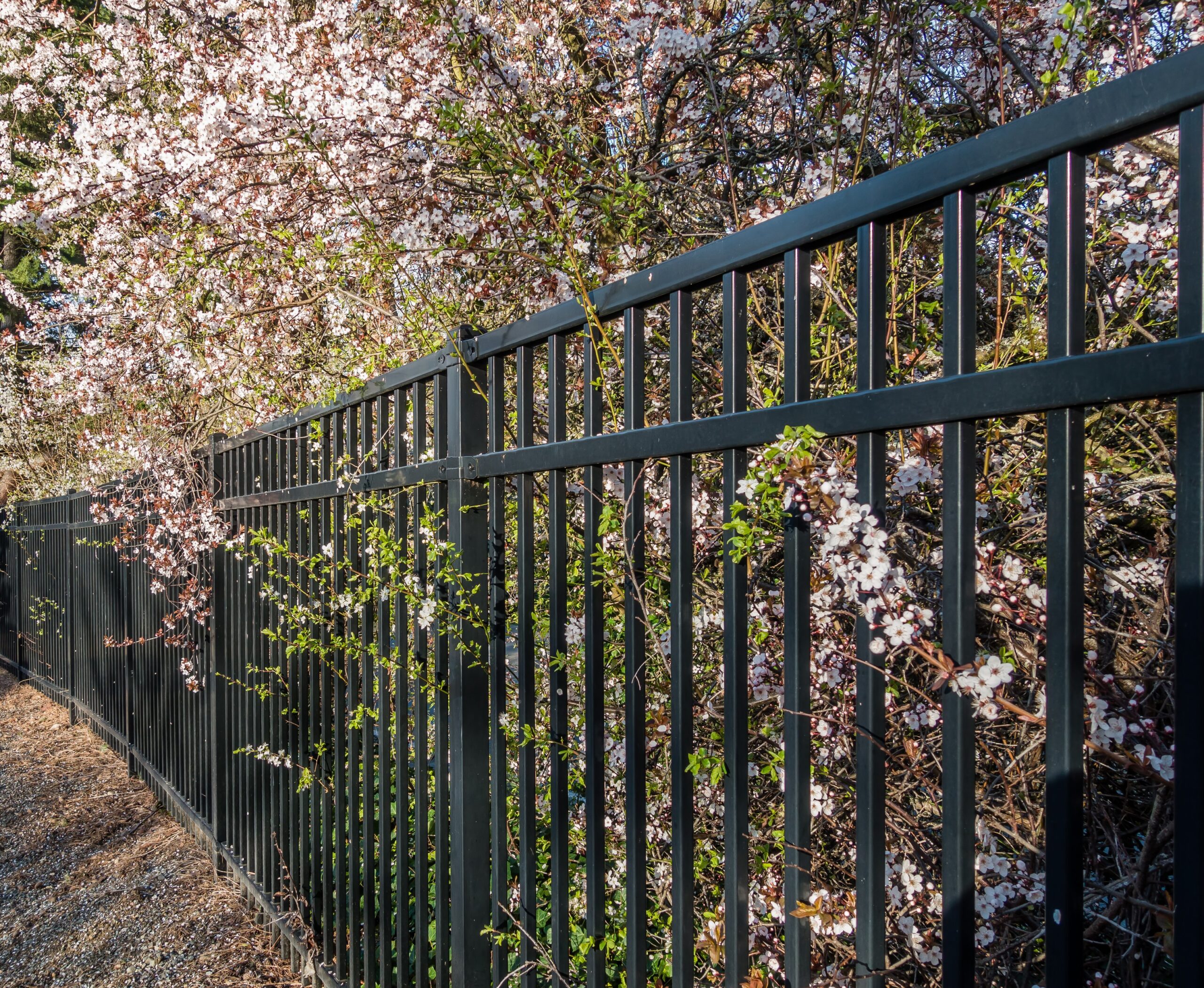 Post and rail fencing Midland Vinyl Products