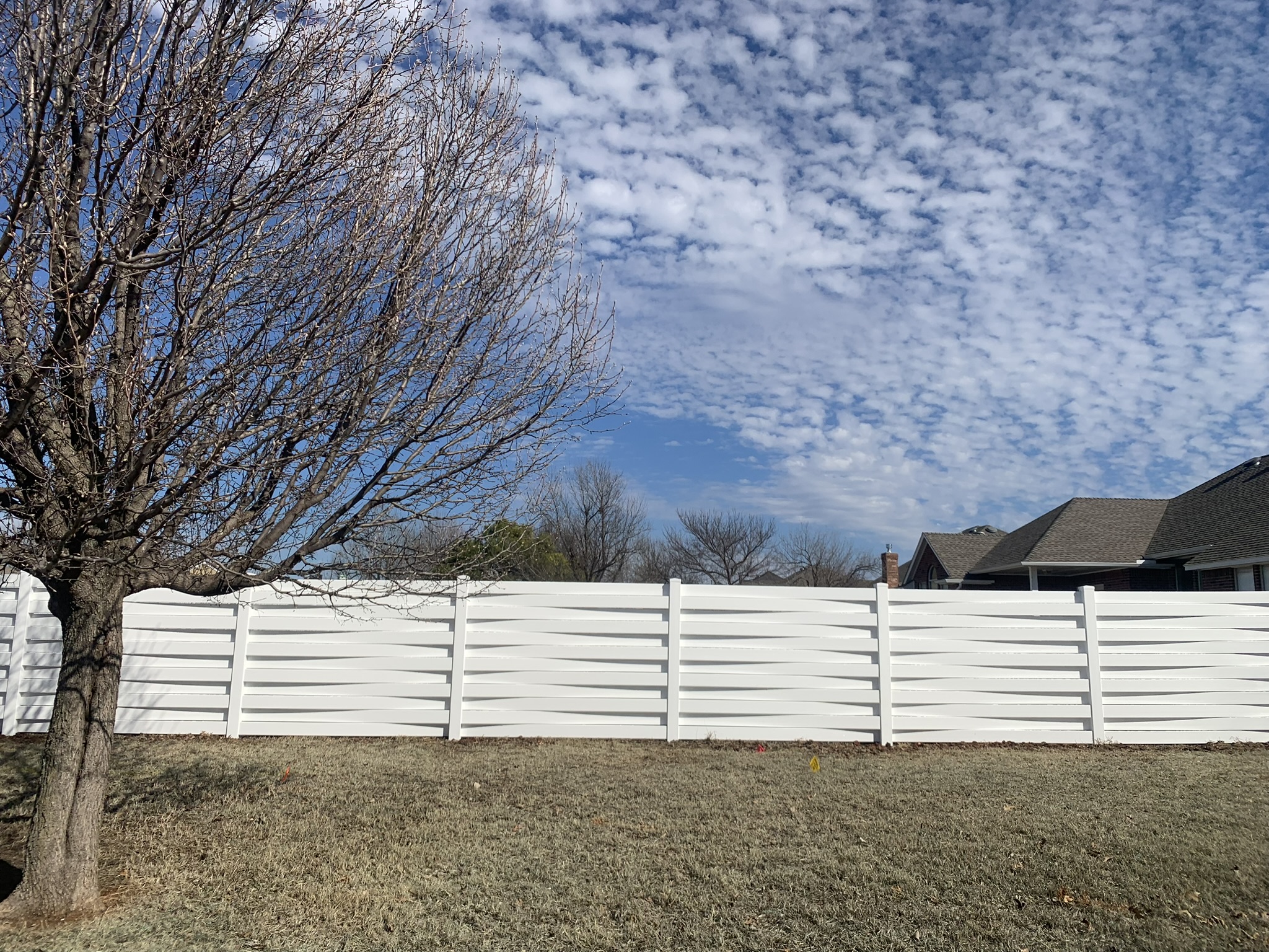 Vinyl fence installation by Midland Vinyl Products near me in Canadian County, OK