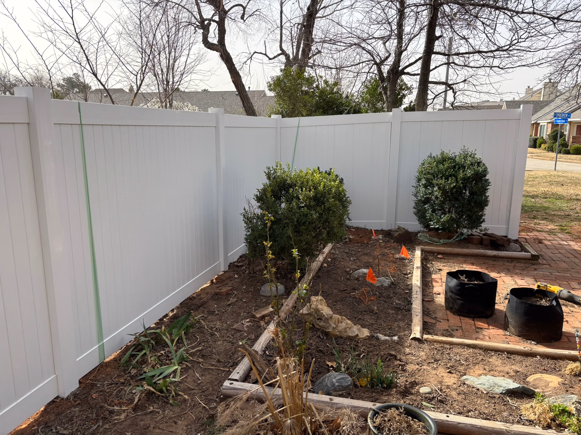 Vinyl privacy fence panel Midland Vinyl Products